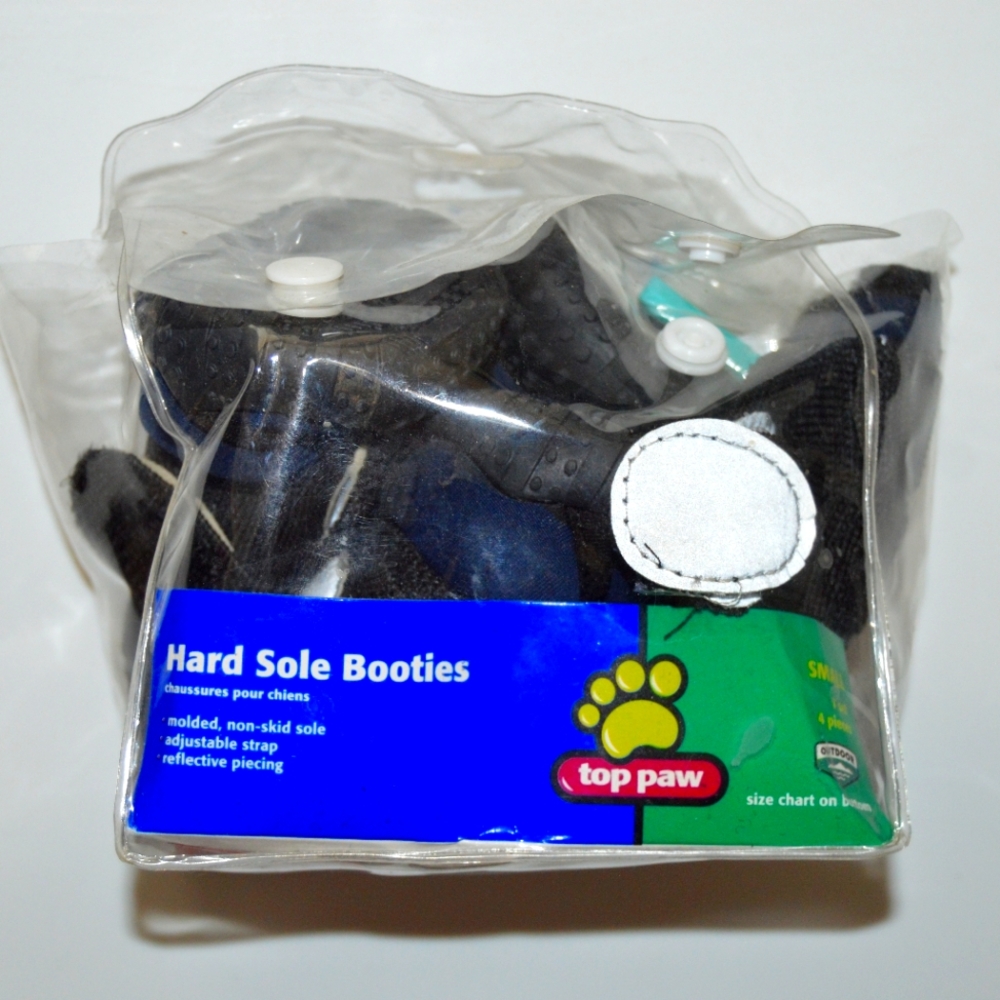 4 size small dog booties